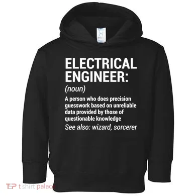 Electrical Engineer Definition Tshirt Funny Engineering Tee Toddler Hoodie