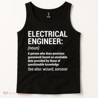 Electrical Engineer Definition Tshirt Funny Engineering Tee Tank Top thumb 2