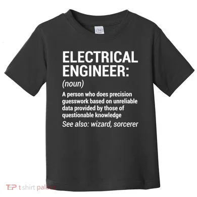 Electrical Engineer Definition Tshirt Funny Engineering Tee Toddler T-Shirt