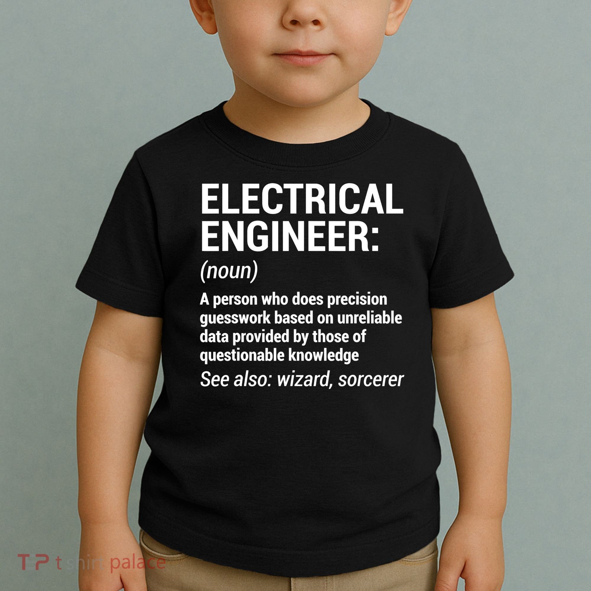 Electrical Engineer Definition Tshirt Funny Engineering Tee Toddler T-Shirt