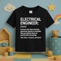 Electrical Engineer Definition Tshirt Funny Engineering Tee Toddler T-Shirt thumb 3