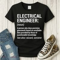Electrical Engineer Definition Tshirt Funny Engineering Tee Women's T-Shirt thumb 3