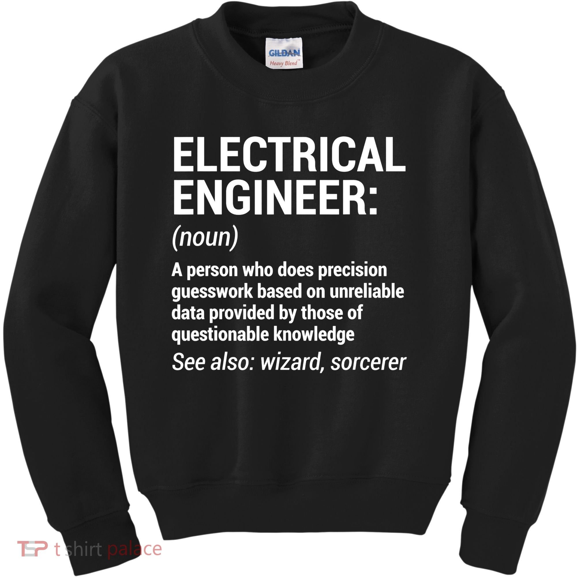 Electrical Engineer Definition Tshirt Funny Engineering Tee Kids Sweatshirt