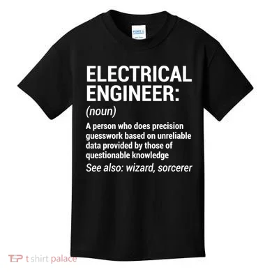 Electrical Engineer Definition Tshirt Funny Engineering Tee Kids T-Shirt
