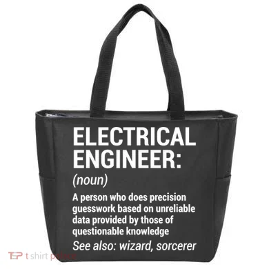 Electrical Engineer Definition Tshirt Funny Engineering Tee Tote Bag