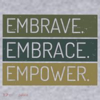 Embrave Embrace Empower Quote Women's Sweatshirt thumb 2