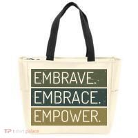 Embrave Embrace Empower Quote Tote Bag thumb 0