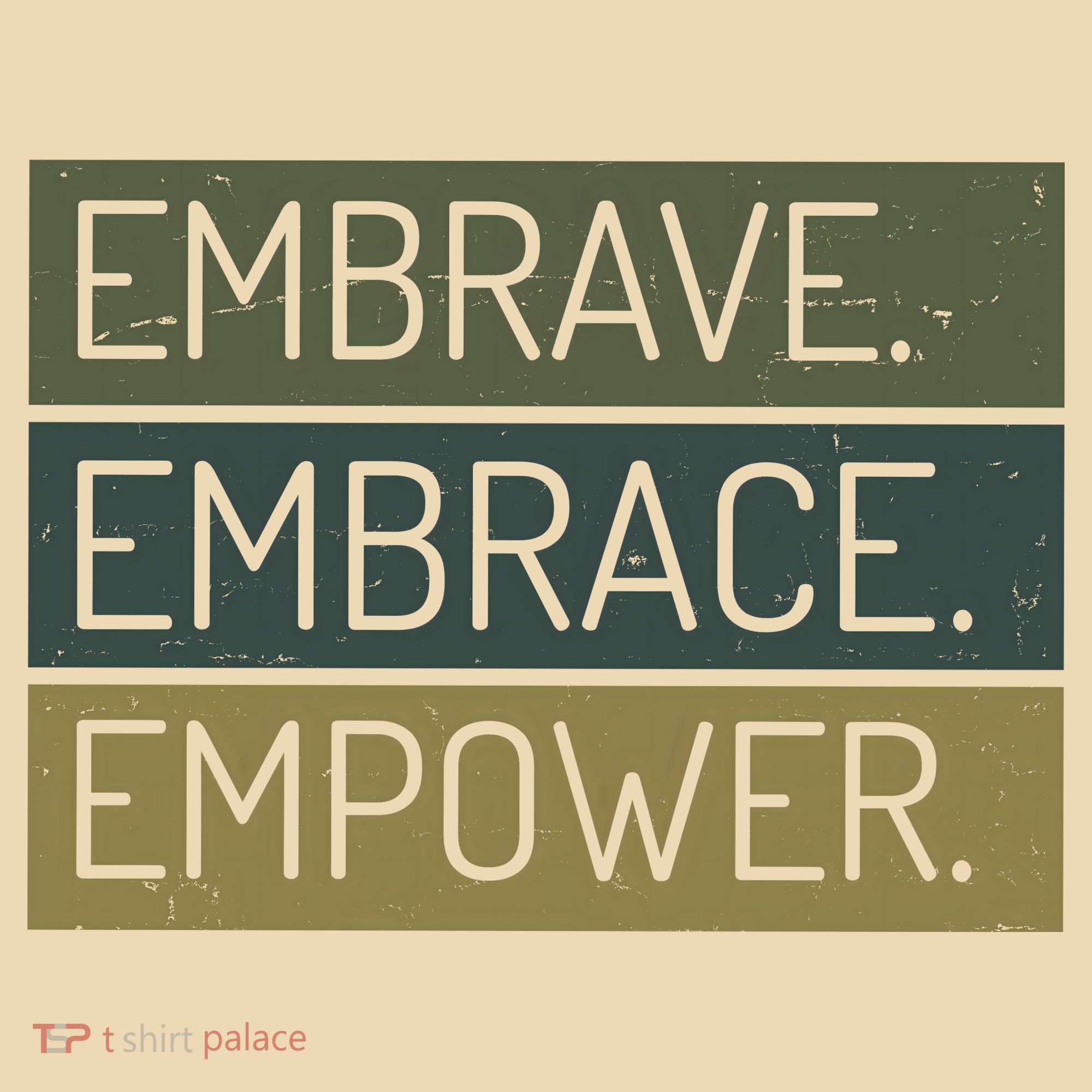 Embrave Embrace Empower Quote Tote Bag