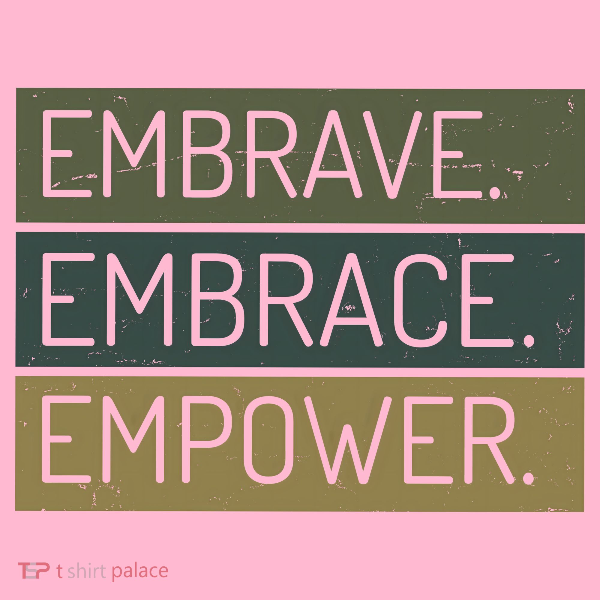 Embrave Embrace Empower Quote Coaster