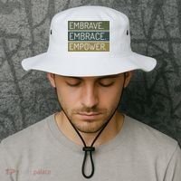 Embrave Embrace Empower Quote Bucket Hat thumb 2