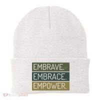 Embrave Embrace Empower Quote Beanie thumb 0