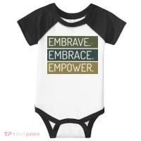 Embrave Embrace Empower Quote Infant Baby Jersey Bodysuit thumb 0