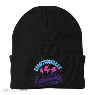 Emotionally Exhausted Beanie