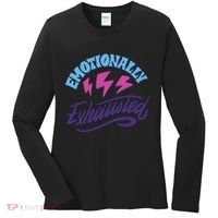 Emotionally Exhausted Women's Long Sleeve Shirt thumb 0