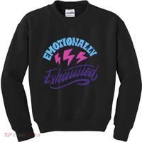 Emotionally Exhausted Kids Sweatshirt thumb 0