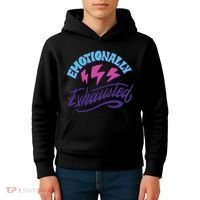 Emotionally Exhausted Kids Hoodie thumb 4