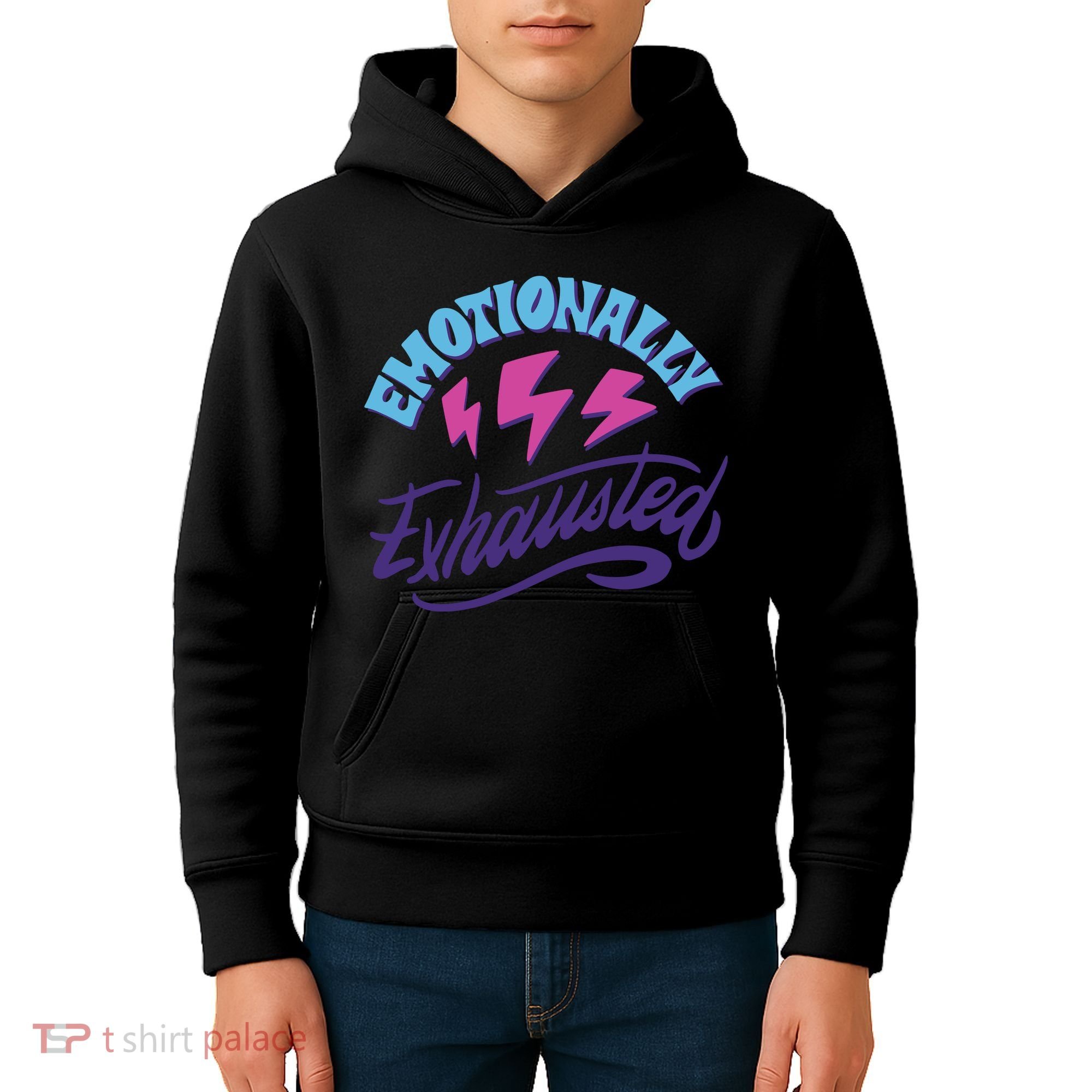 Emotionally Exhausted Kids Hoodie