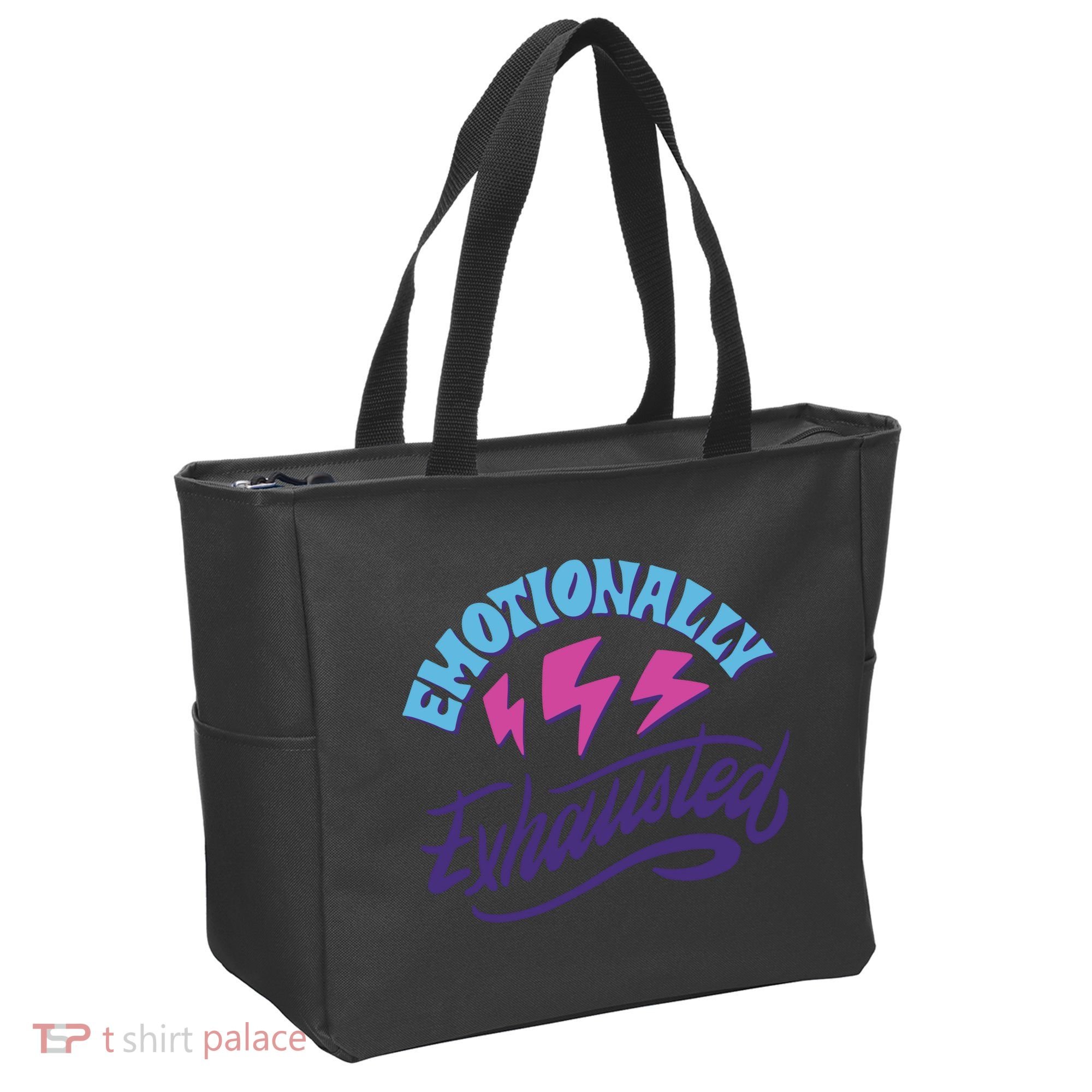 Emotionally Exhausted Tote Bag