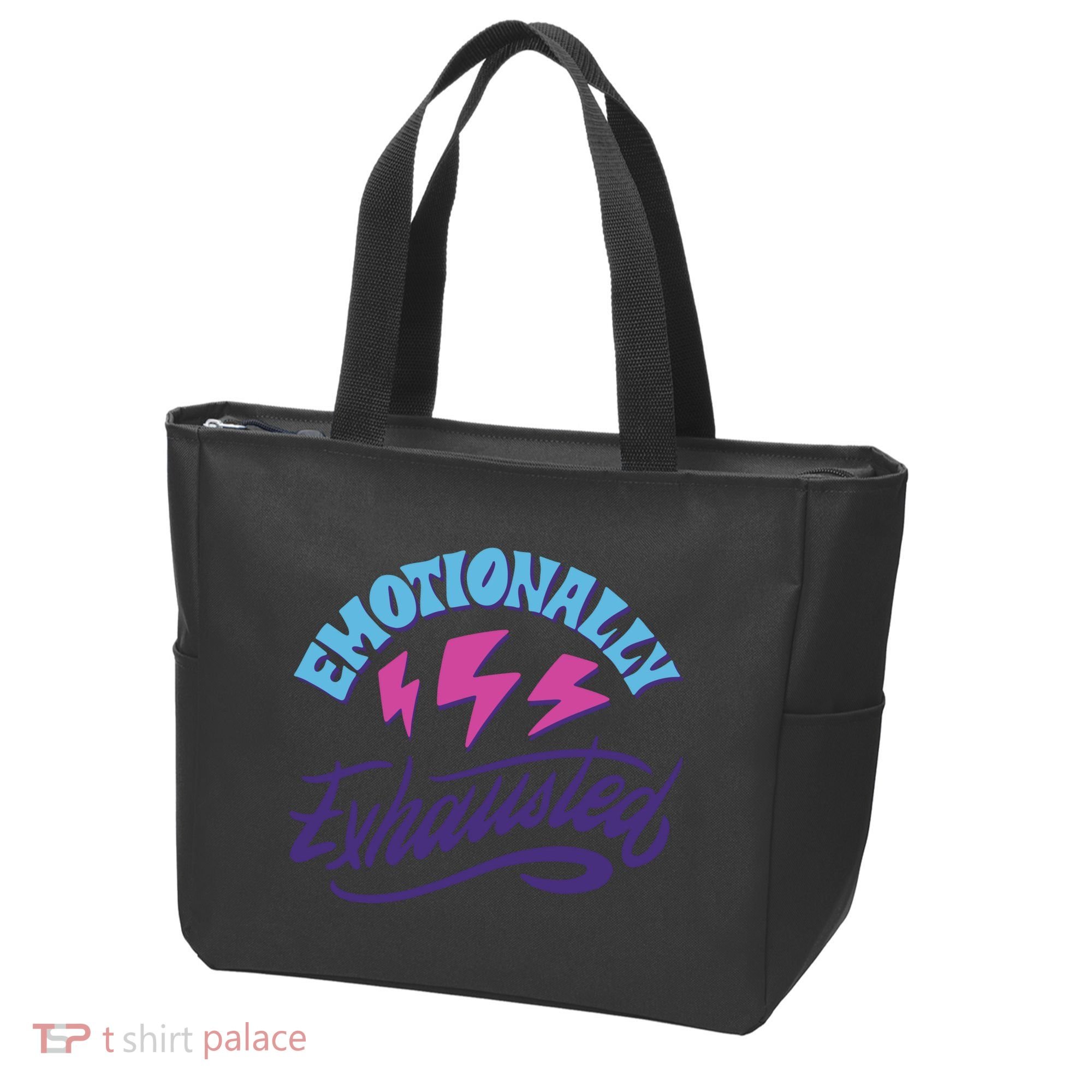 Emotionally Exhausted Tote Bag