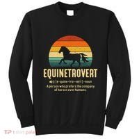 Equinetrovert Equestrian Equine Introvert Sweatshirt thumb 0