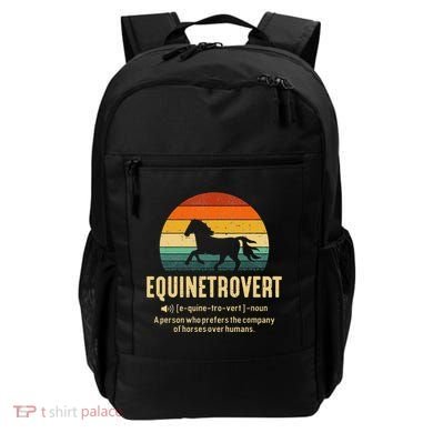 Equinetrovert Equestrian Equine Introvert Backpack