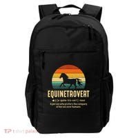 Equinetrovert Equestrian Equine Introvert Backpack thumb 0