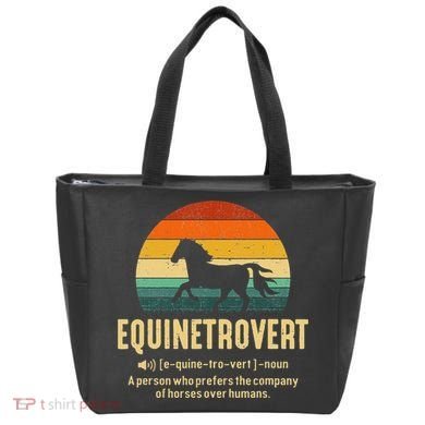Equinetrovert Equestrian Equine Introvert Tote Bag