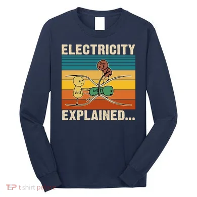 Electricity Explained Long Sleeve Shirt