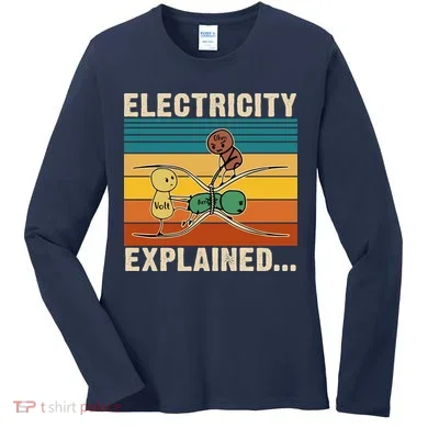 Electricity Explained Women's Long Sleeve Shirt