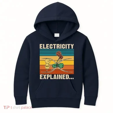 Electricity Explained Kids Hoodie