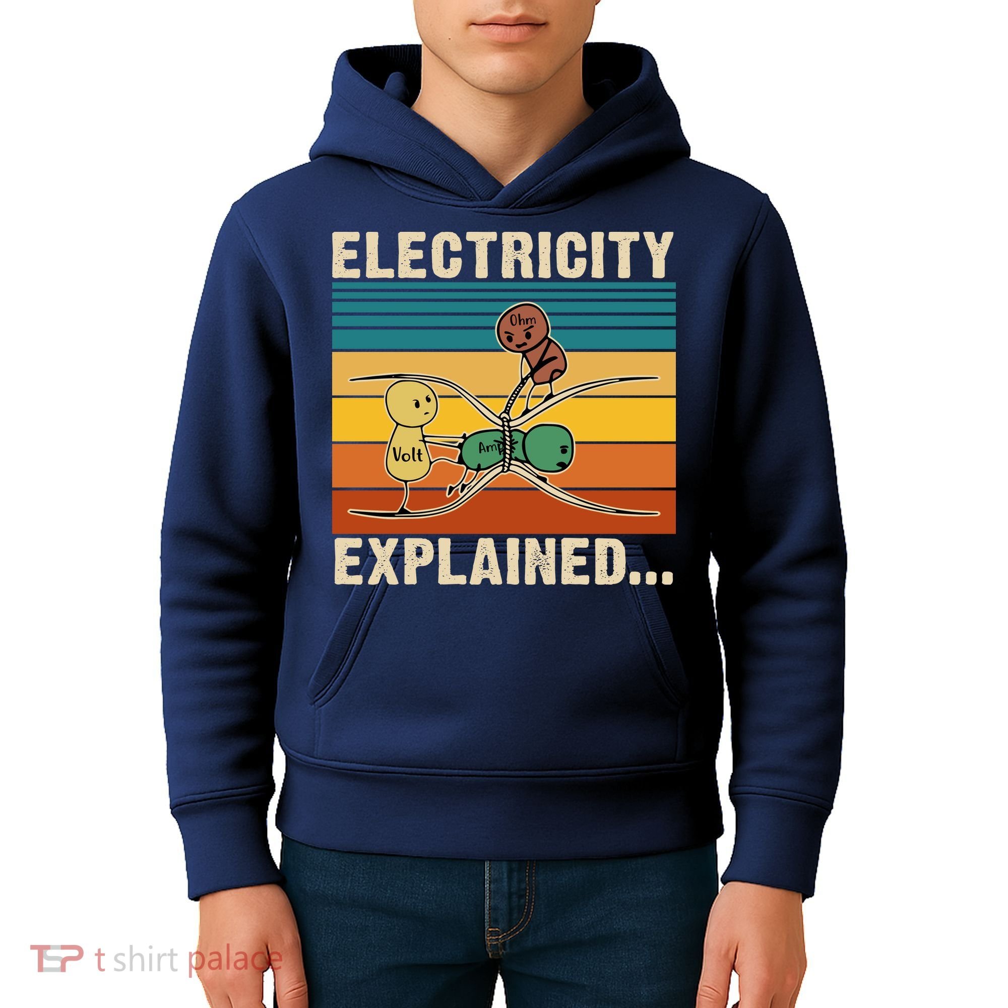 Electricity Explained Kids Hoodie