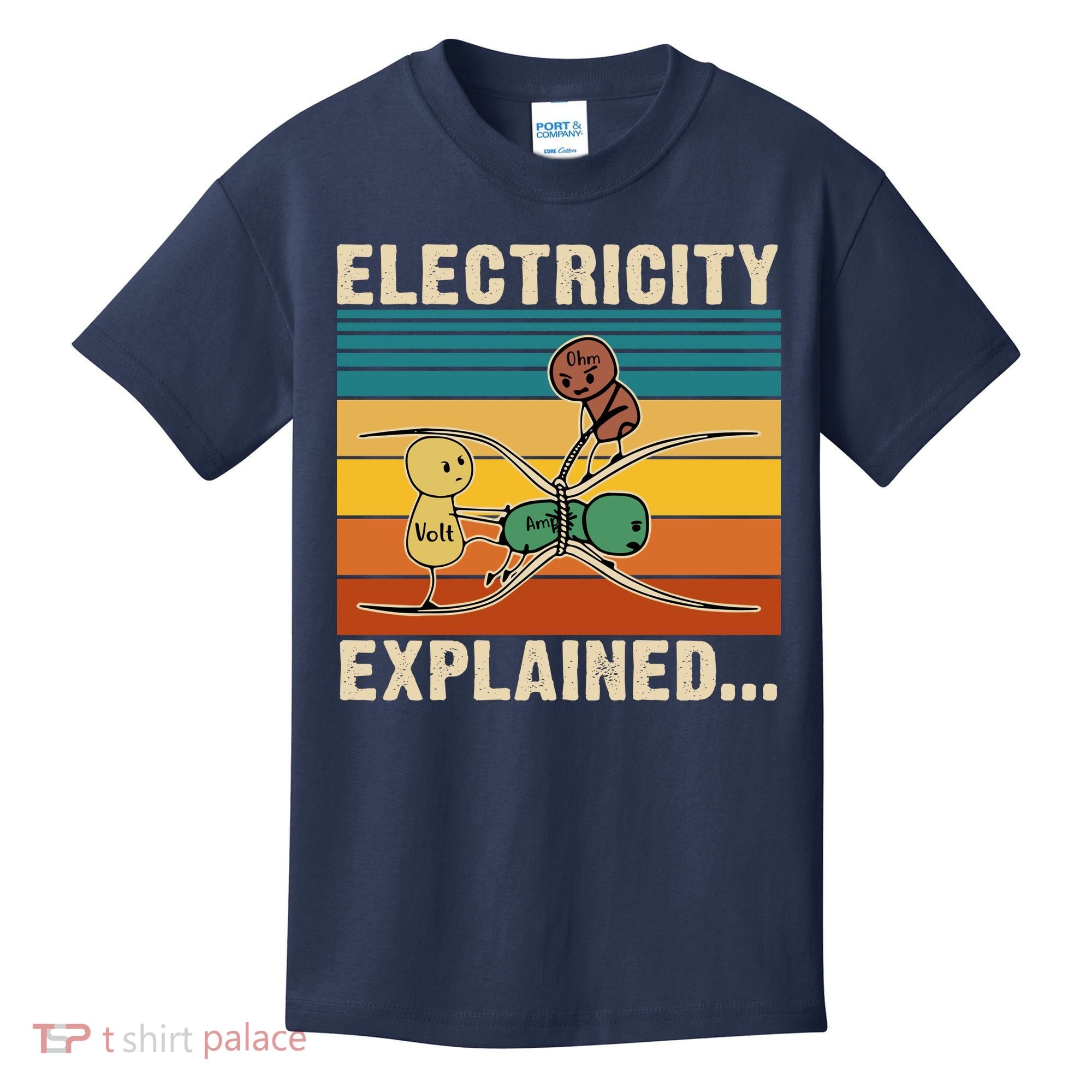Electricity Explained Kids T-Shirt