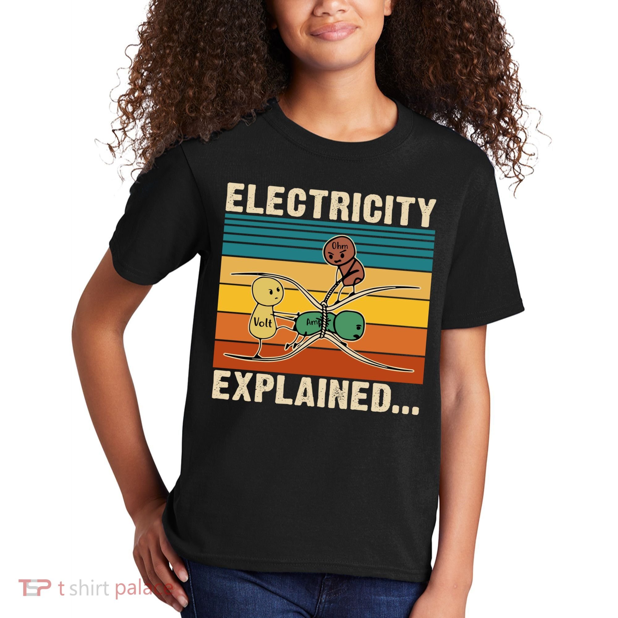 Electricity Explained Kids T-Shirt