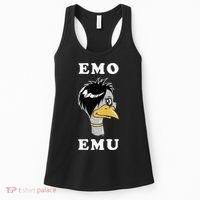 Emo Emu Funny Metal Goth Emu Bird Women's Tank Top thumb 0