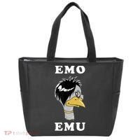 Emo Emu Funny Metal Goth Emu Bird Tote Bag thumb 0