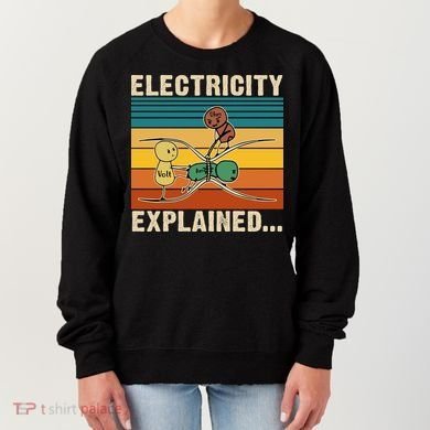 Electricity Explained Funny Gift Women's Sweatshirt