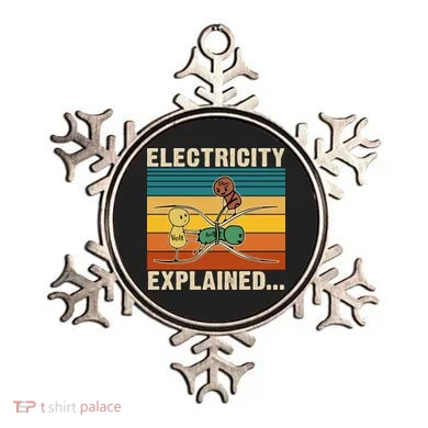 Electricity Explained Funny Gift Ornament