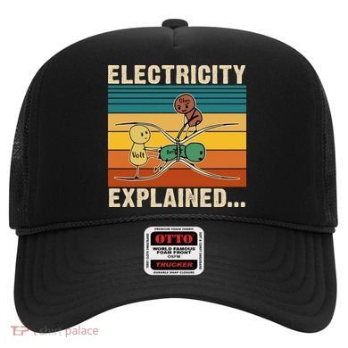 Electricity Explained Funny Gift Hat