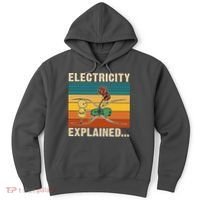 Electricity Explained Funny Gift Hoodie thumb 0