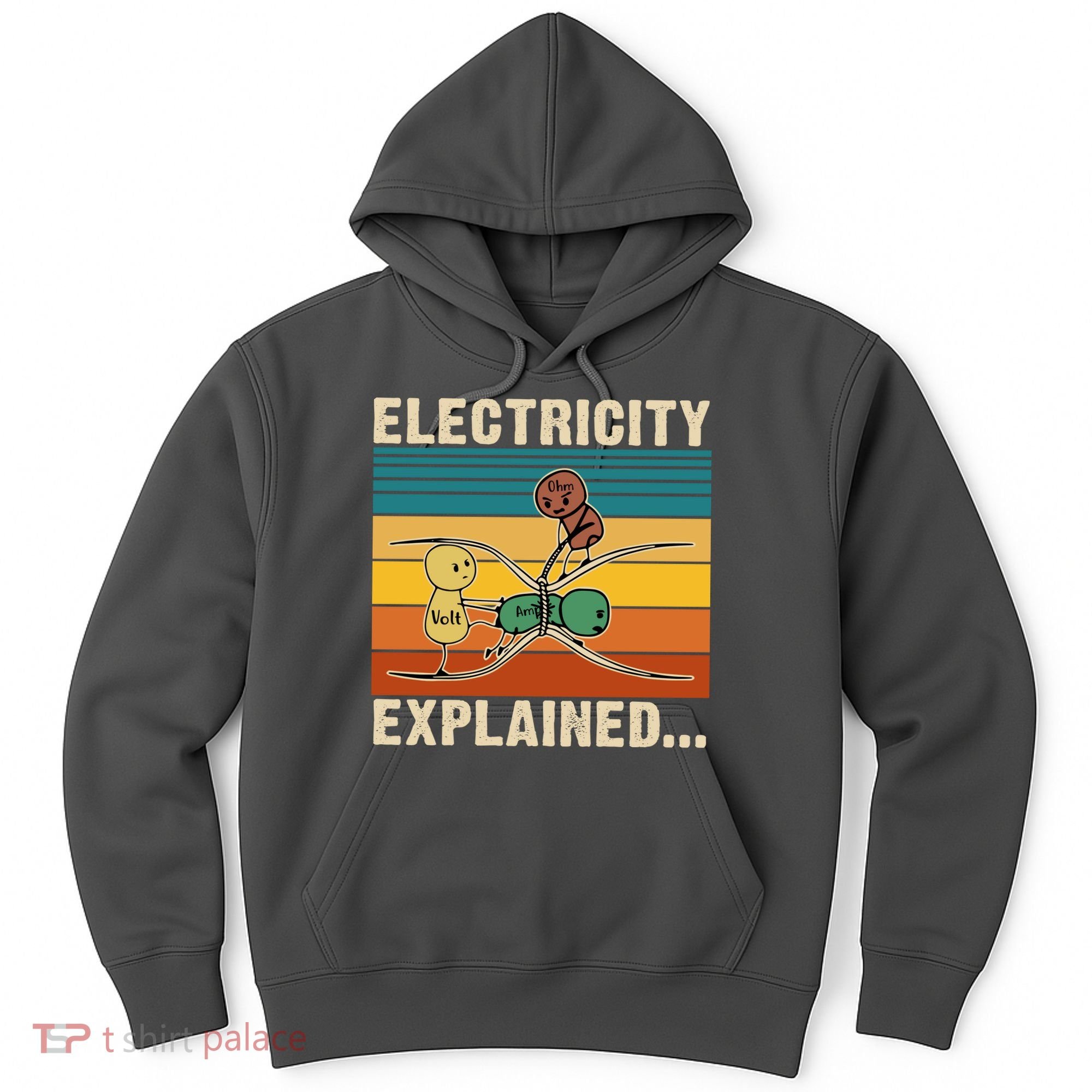 Electricity Explained Funny Gift Hoodie