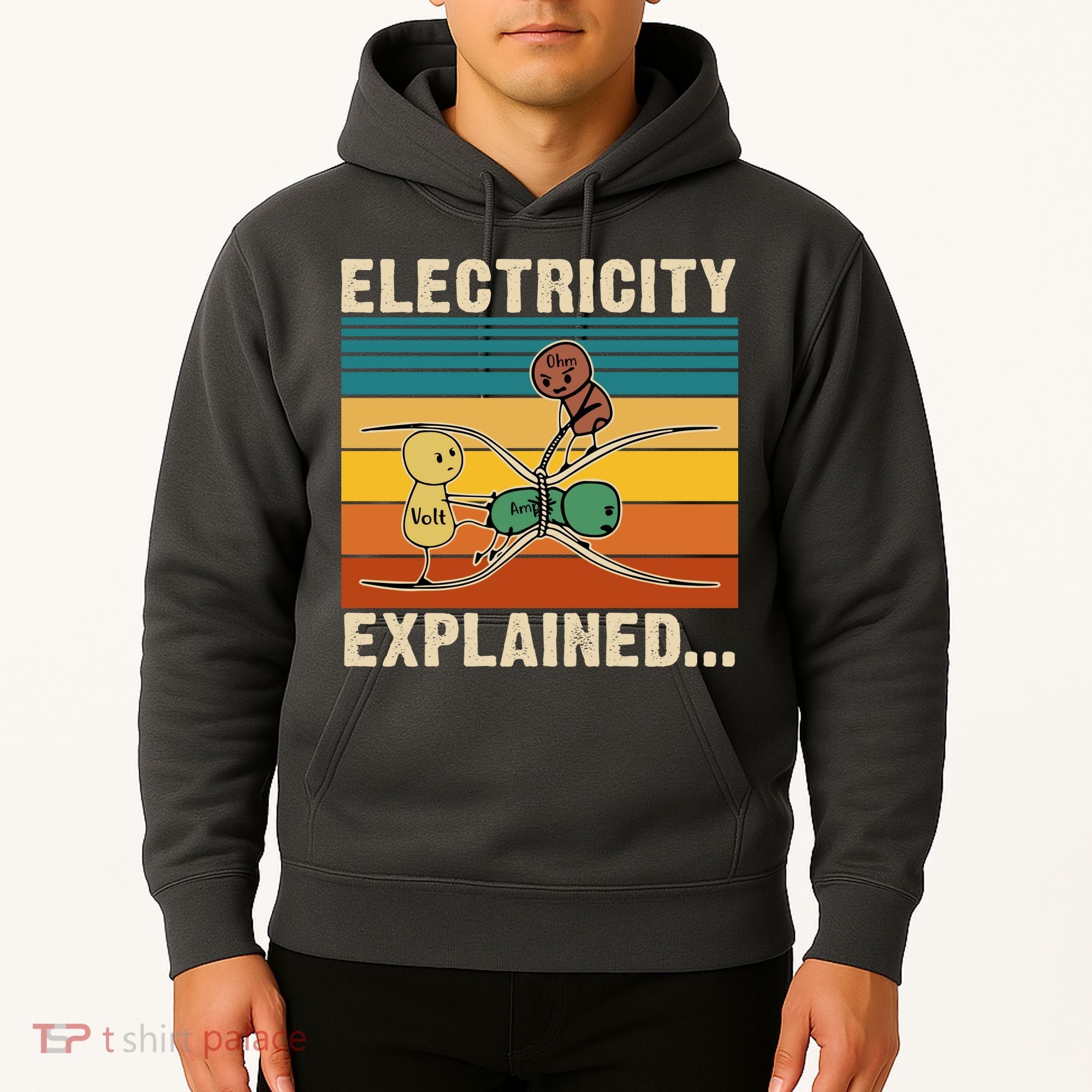 Electricity Explained Funny Gift Hoodie