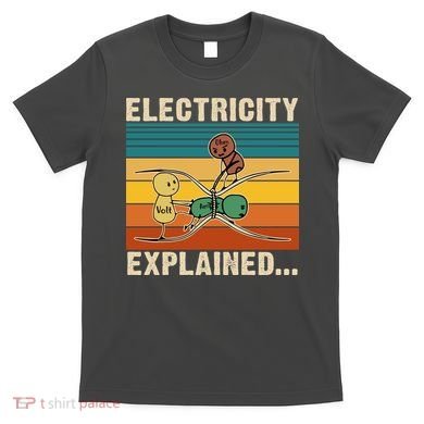 Electricity Explained Funny Gift T-Shirt