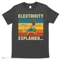Electricity Explained Funny Gift T-Shirt thumb 0