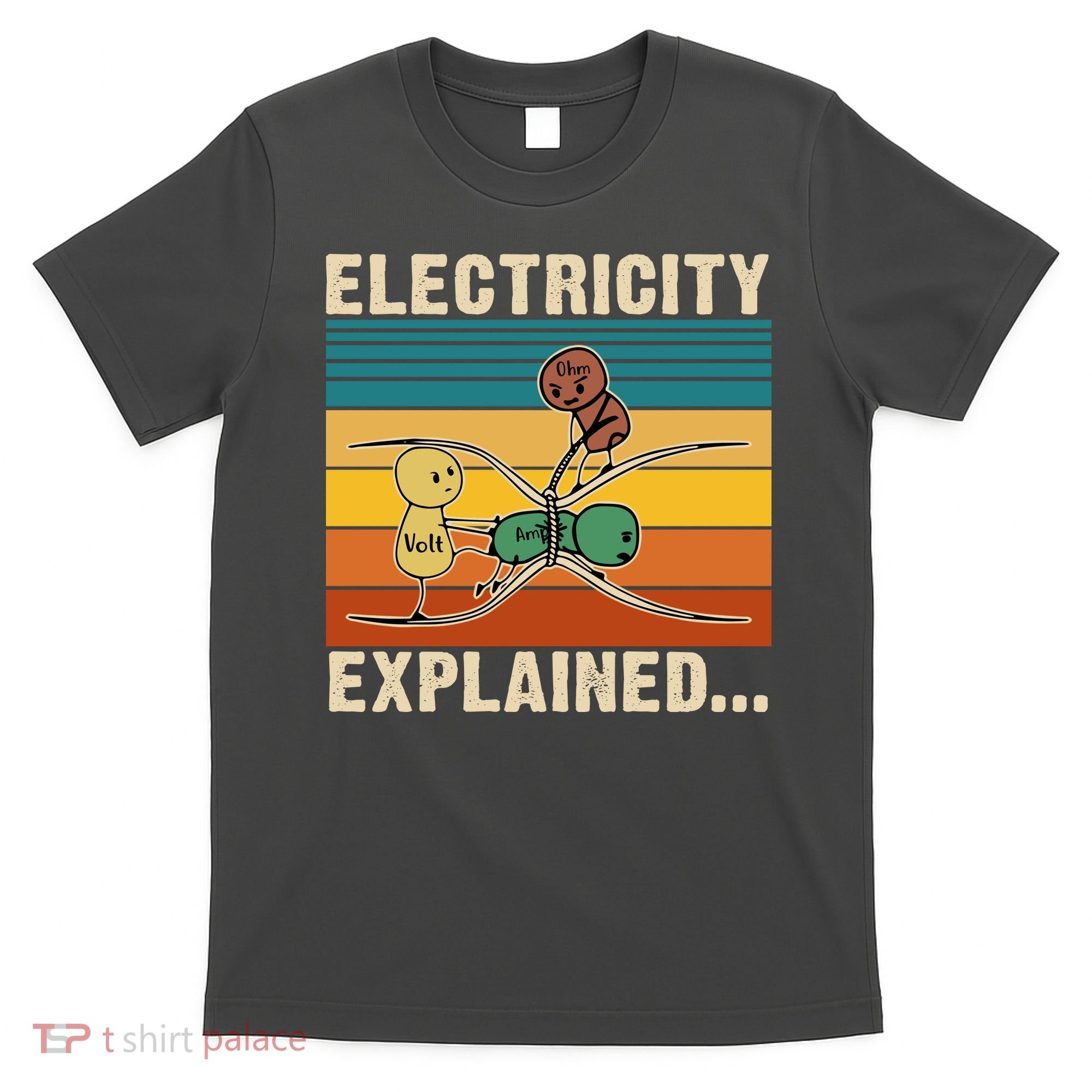 Electricity Explained Funny Gift T-Shirt