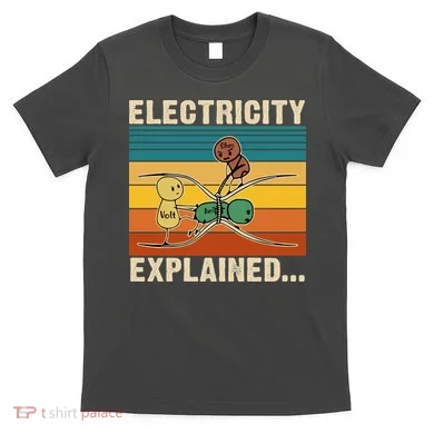 Electricity Explained Funny Gift T-Shirt