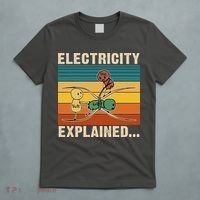 Electricity Explained Funny Gift T-Shirt thumb 5