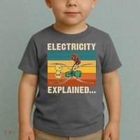 Electricity Explained Funny Gift Toddler T-Shirt thumb 2