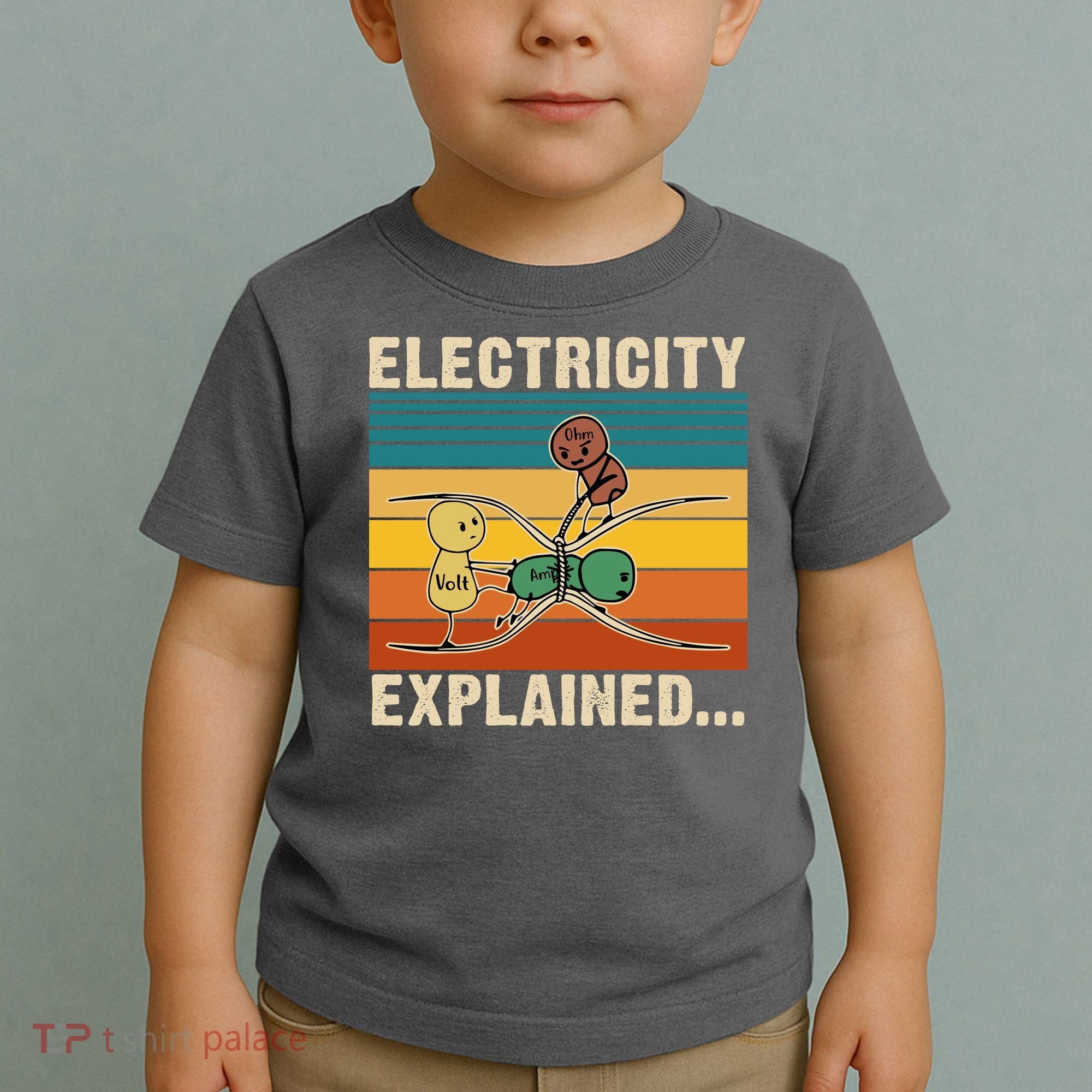 Electricity Explained Funny Gift Toddler T-Shirt