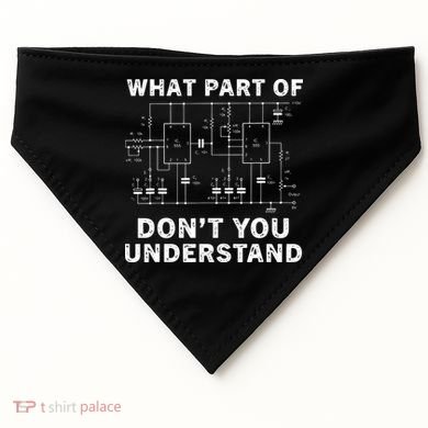 Electrical Engineer Funny Engineering Sarcasm USA-Made Doggie Bandana