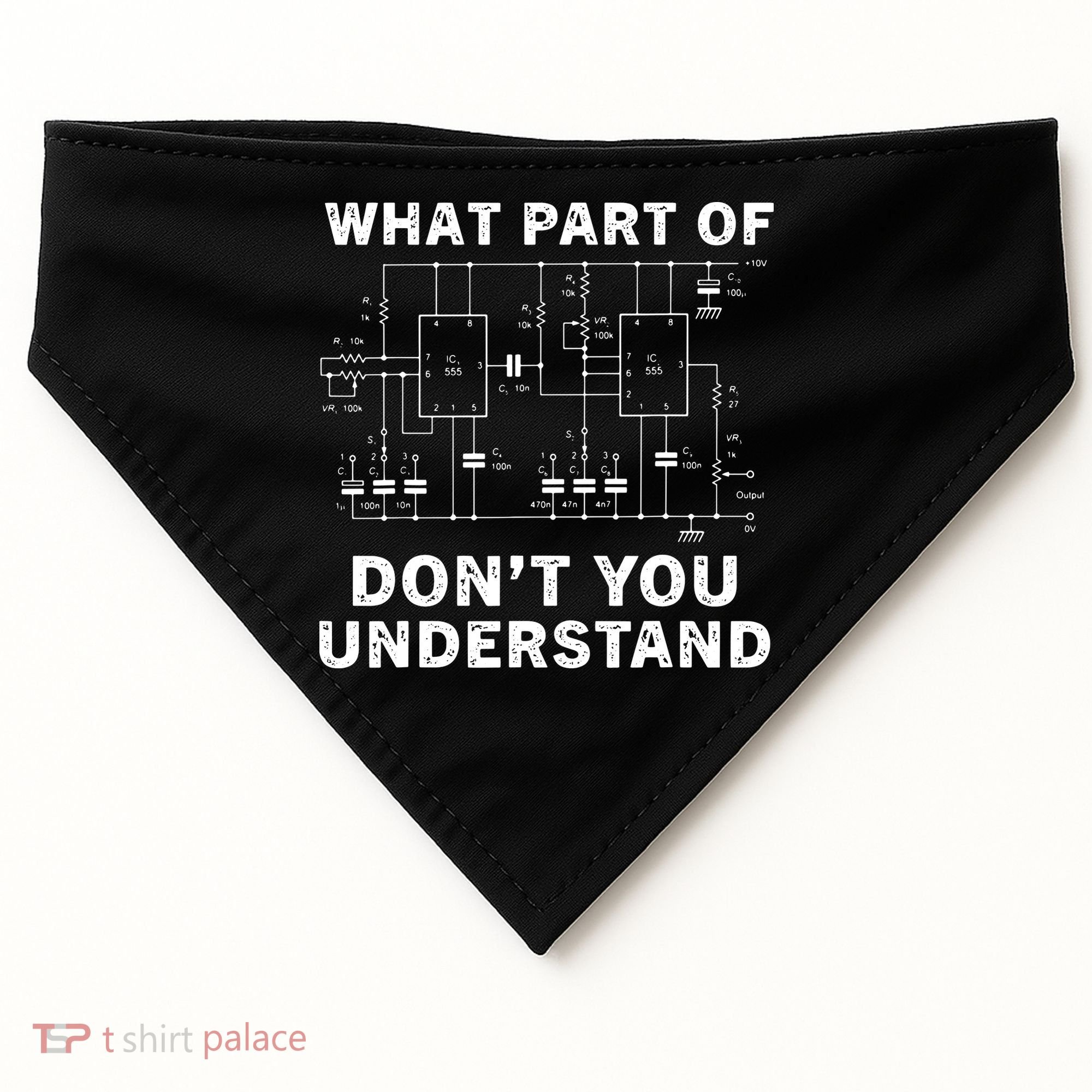 Electrical Engineer Funny Engineering Sarcasm USA-Made Doggie Bandana
